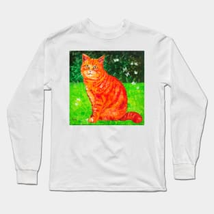 Cat and Butterfly Long Sleeve T-Shirt